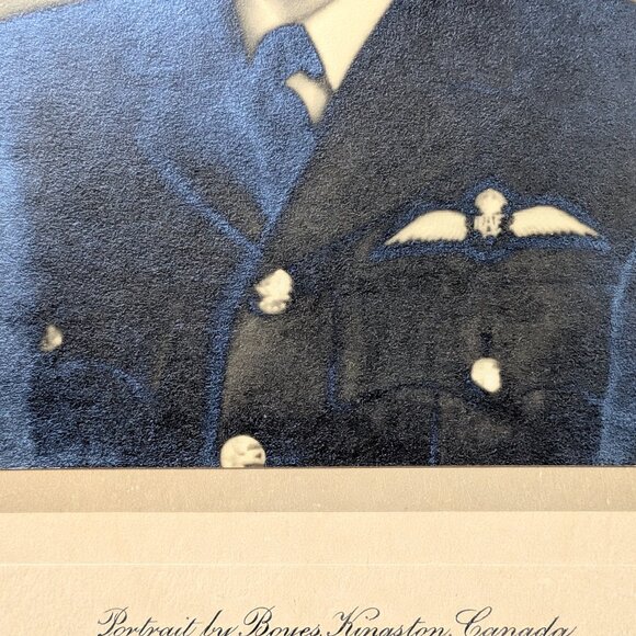 MILITARY AIR FORCE SOLDIER RCAF ANTIQUE CABINET PHOTO CANADA CANADIAN KINGSTON - Picture 6 of 10